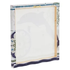 4 Piece Blue Beach Canvas Wall Art Set, Nautical Nursery Decor Print Set (4 Designs, 12 X 12 In) -Roommates Nursery Outlet Store GUEST a883cb56 f137 4b6b 82a0 8df4773b6ed3