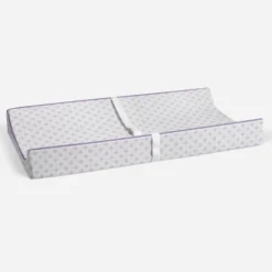 Bacati - Petals Quilted Muslin Changing Pad Cover Lilac -Roommates Nursery Outlet Store GUEST a9bb80cc c241 4a9e a9bc f7f6af86836e