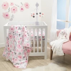 Bedtime Originals Blossom Fitted Mini Crib Sheet - Pink, Gray, White, Floral 7 Bedtime Originals Blossom Fitted Mini Crib Sheet - Pink, Gray, White, Floral -Roommates Nursery Outlet Store GUEST aa26cfd0 e3e8 4715 a094 833b9cf3c437