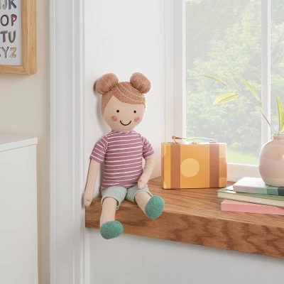 Decorative Kids' Pillow Striped Purple - Pillowfort™ 1 Decorative Kids' Pillow Striped Purple - Pillowfort™