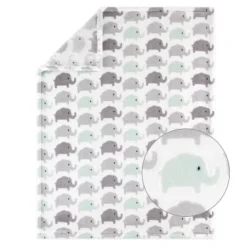 The Peanutshell Elephant Dreams 5-Piece Baby Crib Bedding Set With Quilt And Blanket -Roommates Nursery Outlet Store GUEST aaa3d0e7 ed96 4d05 83d5 dca63aaf55c3