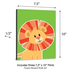 Big Dot Of Happiness Jungle Party Animals - Safari Zoo Animal Nursery Wall Art And Kids Room Decor - Gift Ideas - 7.5 X 10 Inches - Set Of 3 Prints -Roommates Nursery Outlet Store GUEST ac1bfb94 0f72 495c 9da6 44ff0a1c4a5c