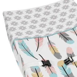 Sweet Jojo Designs Changing Pad Cover - Feather -Roommates Nursery Outlet Store GUEST ac56e832 7578 482f b407 d96c59390653