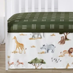 Sweet Jojo Designs Girl Baby Crib Bedding Set - Jungle Animals Collection 4pc 7 Sweet Jojo Designs Girl Baby Crib Bedding Set - Jungle Animals Collection 4pc -Roommates Nursery Outlet Store GUEST acb2d02a 95ca 4f30 87b8 e3e1100445b8