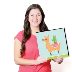 Big Dot Of Happiness Whole Llama Fun - Kids Room, Nursery Decor And Home Decor - 11 X 11 Inches Nursery Wall Art - Set Of 4 Prints For Baby's Room -Roommates Nursery Outlet Store GUEST ae49d5f1 fbd8 49c7 bbaf b3812fef1567