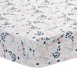 Lambs & Ivy Forever Friends 4-Piece Nursery Crib Baby Bedding Set - Blue, Pink -Roommates Nursery Outlet Store GUEST aedbaafa bc48 48b0 8889 3ee2fba9b6f3