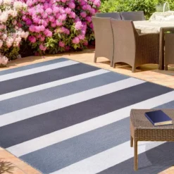 Modern Classic Coastal Stripes Indoor/ Outdoor Area Rug By Blue Nile Mills 13 Modern Classic Coastal Stripes Indoor/ Outdoor Area Rug By Blue Nile Mills -Roommates Nursery Outlet Store GUEST b2f0c90d 4655 4438 8293 10b179e2c8ef