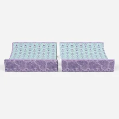 Bacati - Isabella Paisley Aqua/Lilac/Purple Floret Changing Pad Cover -Roommates Nursery Outlet Store GUEST b36fab7c d77d 43b4 aef9 b59f8bfc17f7