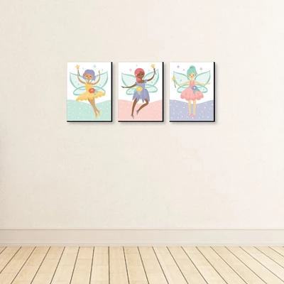 Big Dot Of Happiness Let's Be Fairies - Fairy Garden Nursery Wall Art And Kids Room Decor - 7.5 X 10 Inches - Set Of 3 Prints 2 Big Dot Of Happiness Let's Be Fairies - Fairy Garden Nursery Wall Art And Kids Room Decor - 7.5 X 10 Inches - Set Of 3 Prints - Image 2