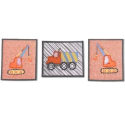 Bacati - Construction Yellow Orange Blue Gray 10 Pc Crib Bedding Set With Long Rail Guard Cover -Roommates Nursery Outlet Store GUEST b690cca5 90a5 4e4d bc83 07a97ddc27c0