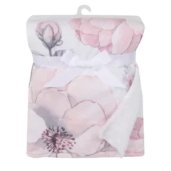 Lambs & Ivy Botanical Baby Watercolor Floral Pink Fleece Baby Blanket -Roommates Nursery Outlet Store GUEST b8a65cb2 ce0b 4e8a a934 6ac2624031f5