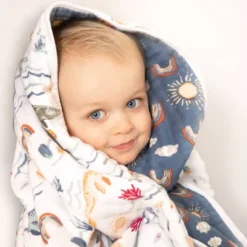 Bebe Au Lait Muslin Snuggle Blanket