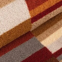 Modern Striped Block Non-Slip Washable Indoor/ Outdoor Area Rug By Blue Nile Mills -Roommates Nursery Outlet Store GUEST ba019415 e5e9 48ae b640 51665725296f