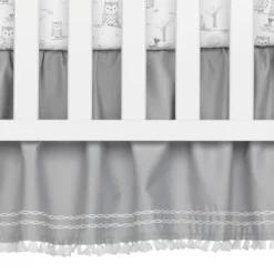 Lambs & Ivy Luna White/Gray Celestial Owl 4-Piece Nursery Baby Crib Bedding Set -Roommates Nursery Outlet Store GUEST bef3592a e71d 4894 b336 8cadffc83b0b