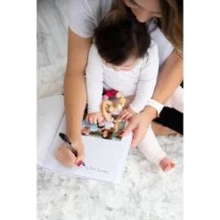 Pearhead Pink Striped Babybook -Roommates Nursery Outlet Store GUEST bf5ae5b1 dcfd 496c ace5 d13cf4c7b774