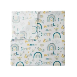 Little Dino Boys Teal/Yellow 2 Pack Muslin Swaddling Blankets -Roommates Nursery Outlet Store GUEST c03042d5 821d 4c89 8d6a 4e8ff644c6a3