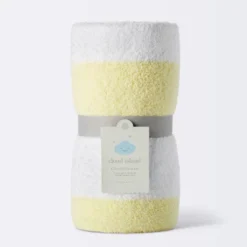 Chenille Stripe Baby Blanket - Yellow And White Stripes - Cloud Island™ 5 Chenille Stripe Baby Blanket - Yellow And White Stripes - Cloud Island™ -Roommates Nursery Outlet Store GUEST c49ed641 9886 476a 82b0 dc2fb9cdd6d2