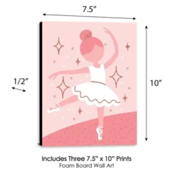 Big Dot Of Happiness Tutu Cute Ballerina - Ballet Nursery Wall Art And Kids Room Decor - 7.5 X 10 Inches - Set Of 3 Prints -Roommates Nursery Outlet Store GUEST c59bae17 9c34 49cf 940f 02bcfbed62c8