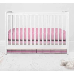 Bacati - Mod Dots Stripes Pink Fuschia Beige Chocolate 10 Pc Crib Bedding Set With 2 Crib Fitted Sheets -Roommates Nursery Outlet Store GUEST c5d52dc8 79a1 4dda 8a20 0de62cad6b53