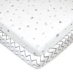 TL Care Printed 100% Cotton Knit Fitted Playard Sheet - 2pk -Roommates Nursery Outlet Store GUEST c86e3bc9 6c75 4eb3 82ce 0860240a008e