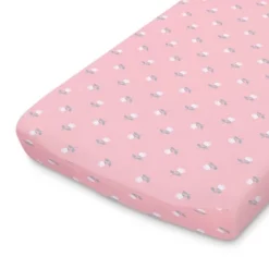 The Peanutshell Changing Pad Covers - Pink Roses/Floral 2pk -Roommates Nursery Outlet Store GUEST cb602318 3b45 494a bf5a bb8b3cc04a95