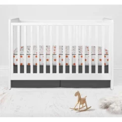 Bacati - Boys Basketball Muslin Orange Gray 8 Pc Crib Bedding Set With Long Rail Guard Cover -Roommates Nursery Outlet Store GUEST d10f9ebb 1d76 4887 8356 fc94d4bfb8c3 1