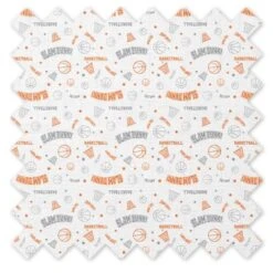 Bacati - Boys Basketball Muslin Orange Gray 8 Pc Crib Bedding Set With Long Rail Guard Cover -Roommates Nursery Outlet Store GUEST d115f5e7 9ee4 48ef acad 57ce16df226a 1