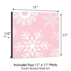 Big Dot Of Happiness Pink Winter Wonderland - Kids Room Nursery Decor & Home Decor - 11 X 11 Inches Nursery Wall Art - Set Of 4 Prints For Baby's Room 9 Big Dot Of Happiness Pink Winter Wonderland - Kids Room Nursery Decor & Home Decor - 11 X 11 Inches Nursery Wall Art - Set Of 4 Prints For Baby's Room -Roommates Nursery Outlet Store GUEST d25dbd35 3b48 4c70 a78e bfb27a9ccd63