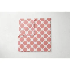 Bacati - Ikat Dots Stripes Coral Grey Muslin Girls 10 Pc Crib Set With Wall Hangings & Mobile -Roommates Nursery Outlet Store GUEST d36b1ac6 9891 4294 9b11 dd740578262e