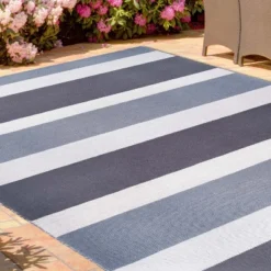 Modern Classic Coastal Stripes Indoor/ Outdoor Area Rug By Blue Nile Mills 14 Modern Classic Coastal Stripes Indoor/ Outdoor Area Rug By Blue Nile Mills -Roommates Nursery Outlet Store GUEST d474982a 9574 4881 99bb a1cae3823d21