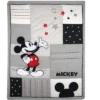 Lambs & Ivy Disney Baby Magical Mickey Mouse 3-Piece Crib Bedding Set - Gray