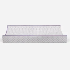 Bacati - Petals Quilted Muslin Changing Pad Cover Lilac -Roommates Nursery Outlet Store GUEST d7169882 f116 4bf3 9ba2 a0f038f65f41