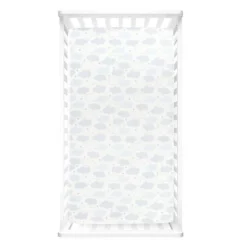 Lush Décor Soft & Plush Fitted Crib Sheet Goodnight