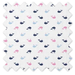 Bacati - Little Sailor Girls Whales/Boats Muslin 4 Pc Toddler Bedding Set -Roommates Nursery Outlet Store GUEST da4eb90a 90b3 4086 a09b 82c20201b172
