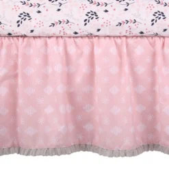 Lambs & Ivy Forever Friends 4-Piece Nursery Crib Baby Bedding Set - Blue, Pink -Roommates Nursery Outlet Store GUEST db907212 4f1c 4ed3 8109 d6e701f0b143
