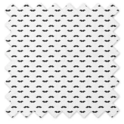 Bacati - Mustache Black Muslin 100 Percent Cotton Universal Baby US Standard Crib Or Toddler Bed Fitted Sheet -Roommates Nursery Outlet Store GUEST db9f1708 1f6c 40b2 a515 65fff390d3a3