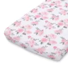 The Peanutshell Changing Pad Covers - Pink Roses/Floral 2pk