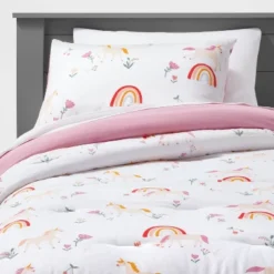 Unicorn Cotton Kids' Comforter Set - Pillowfort™ -Roommates Nursery Outlet Store GUEST dd444604 f1f1 4a7b bea8 4764d530daf3