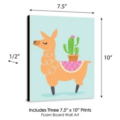 Big Dot Of Happiness Whole Llama Fun - Nursery Wall Art, Kids Room Decor And Llama Fiesta Home Decor - Gift Ideas - 7.5 X 10 Inches - Set Of 3 Prints -Roommates Nursery Outlet Store GUEST ddfb218d 252f 4cba a3c8 811729668acb
