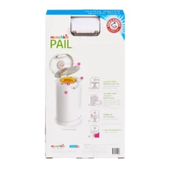 Munchkin PAIL Diaper Pail, Powered By Arm & Hammer 16 Munchkin PAIL Diaper Pail, Powered By Arm & Hammer -Roommates Nursery Outlet Store GUEST de5af002 0014 43fc bbf0 b09d3d7bd92d