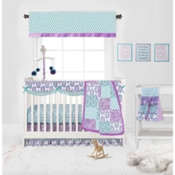 Bacati - Isabella Paisley Aqua/Lilac/Purple Musical Mobile -Roommates Nursery Outlet Store GUEST de668856 8233 44c9 bb13 9f2743b5e783