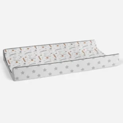 Bacati - Football Brown/Gray Muslin Changing Pad Cover 10 Bacati - Football Brown/Gray Muslin Changing Pad Cover -Roommates Nursery Outlet Store GUEST e0da8892 8918 4a21 a618 b6da417a5256