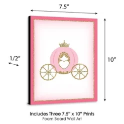 Big Dot Of Happiness Little Princess Crown - Castle Nursery Wall Art And Kids Room Decorations - Gift Ideas - 7.5 X 10 Inches - Set Of 3 Prints 7 Big Dot Of Happiness Little Princess Crown - Castle Nursery Wall Art And Kids Room Decorations - Gift Ideas - 7.5 X 10 Inches - Set Of 3 Prints -Roommates Nursery Outlet Store GUEST e1807ee9 81c6 4f23 9da6 5b1213559352