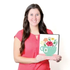 Big Dot Of Happiness Floral Let's Par-Tea - Garden Tea Party Nursery Wall Art And Kids Room Decor - 7.5 X 10 Inches - Set Of 3 Prints 8 Big Dot Of Happiness Floral Let's Par-Tea - Garden Tea Party Nursery Wall Art And Kids Room Decor - 7.5 X 10 Inches - Set Of 3 Prints -Roommates Nursery Outlet Store GUEST e32b20ca fcd0 4194 b549 778547475ffc