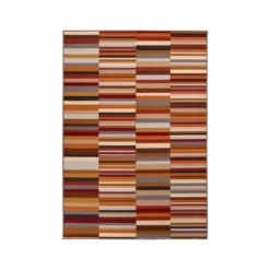Modern Striped Block Non-Slip Washable Indoor/ Outdoor Area Rug By Blue Nile Mills -Roommates Nursery Outlet Store GUEST e3aecb28 53b6 47e6 b1e3 a0652c2b50f8