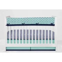 Bacati - Noah Mint Navy 10 Pc Crib Bedding Set With Long Rail Guard Cover 21 Bacati - Noah Mint Navy 10 Pc Crib Bedding Set With Long Rail Guard Cover -Roommates Nursery Outlet Store GUEST e7d43660 78e0 47f7 aa49 f102e2a20b8f
