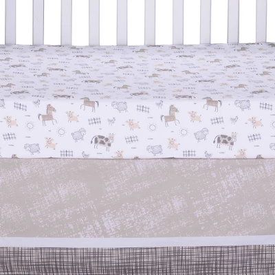 Sammy & Lou Crib Bedding Sets - Cottage Farm - 4pc 7 Sammy & Lou Crib Bedding Sets - Cottage Farm - 4pc - Image 7