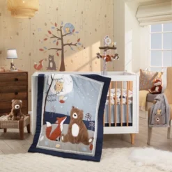 Lambs & Ivy Sierra Sky Brown Bear/Fox Musical Baby Crib Mobile Soother Toy -Roommates Nursery Outlet Store GUEST e8819bb5 c17d 4a3b bfe1 68e484cde5d4