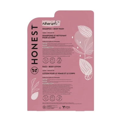 The Honest Company Nourish Shampoo + Body Wash And Lotion Duo - Sweet Almond - 18.5 Fl Oz 2 The Honest Company Nourish Shampoo + Body Wash And Lotion Duo - Sweet Almond - 18.5 Fl Oz - Image 2