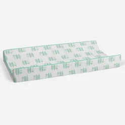 Bacati - Noah Mint Feathers Quilted Muslin Changing Pad Cover -Roommates Nursery Outlet Store GUEST e95e91bc f7f1 4351 b28b e96075e1d0bb
